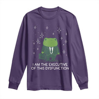 Funny Frog Long Sleeve Shirt I Am The Executive Of This Dysfunction - Wonder Print Shop