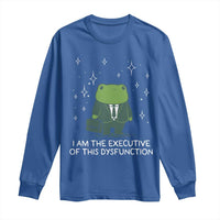Funny Frog Long Sleeve Shirt I Am The Executive Of This Dysfunction - Wonder Print Shop