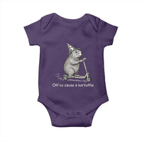 Funny Groundhog Off To Cause A Kerfuffle Baby Onesie - Wonder Print Shop