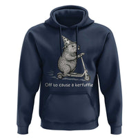 Funny Groundhog Off To Cause A Kerfuffle Hoodie - Wonder Print Shop