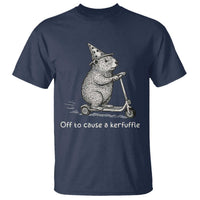 Funny Groundhog Off To Cause A Kerfuffle T Shirt - Wonder Print Shop