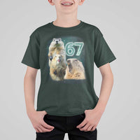 67 Meme Groundhog T Shirt For Kid Howling At The Moon Funny Six Seven Meme Ground Hog Day - Wonder Print Shop