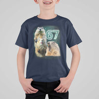 67 Meme Groundhog T Shirt For Kid Howling At The Moon Funny Six Seven Meme Ground Hog Day - Wonder Print Shop