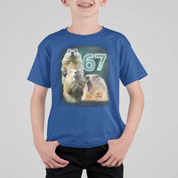 67 Meme Groundhog T Shirt For Kid Howling At The Moon Funny Six Seven Meme Ground Hog Day - Wonder Print Shop