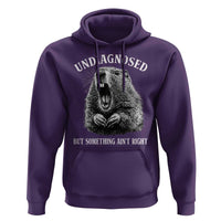 Funny Groundhog Meme Undiagnosed But Something Aint Right Hoodie - Wonder Print Shop