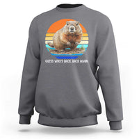Groundhog Day Sweatshirt Retro Vintage Funny Woodchuck Guess Whos Back - Wonder Print Shop