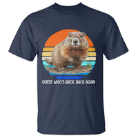 Groundhog Day T Shirt Retro Vintage Funny Woodchuck Guess Whos Back - Wonder Print Shop