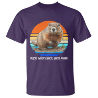 Groundhog Day T Shirt Retro Vintage Funny Woodchuck Guess Whos Back - Wonder Print Shop