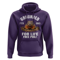 Funny Groundhog Hoodie Grounded For Life Ground Hog Day - Wonder Print Shop