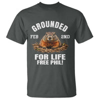 Funny Groundhog T Shirt Grounded For Life Ground Hog Day - Wonder Print Shop