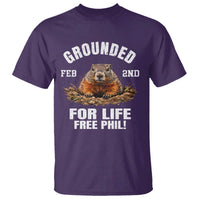 Funny Groundhog T Shirt Grounded For Life Ground Hog Day - Wonder Print Shop