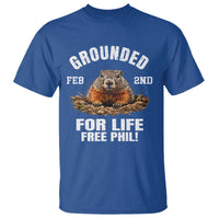 Funny Groundhog T Shirt Grounded For Life Ground Hog Day - Wonder Print Shop