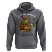 Whimsical Frog Wizard Meme Hoodie Off to Cause A Kerfuffle - Wonder Print Shop