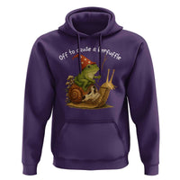 Whimsical Frog Wizard Meme Hoodie Off to Cause A Kerfuffle - Wonder Print Shop