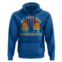 Groundhog Day Hoodie My Favorite Holiday Retro Woodchuck - Wonder Print Shop