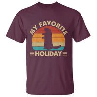 Groundhog Day T Shirt My Favorite Holiday Retro Woodchuck - Wonder Print Shop