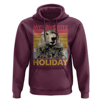 Groundhog Day Hoodie Retro My Favorite Holiday Retro Woodchuck