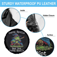 Wizard Frog Meme Spare Tire Cover Outta Spells But Not Outta Shells - Wonder Print Shop