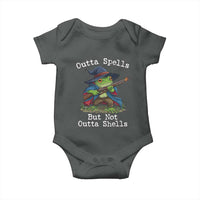 Wizard Frog Meme Baby Onesie Outta Spells But Not Outta Shells - Wonder Print Shop