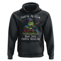 Wizard Frog Meme Hoodie Outta Spells But Not Outta Shells - Wonder Print Shop