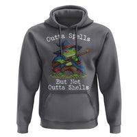 Wizard Frog Meme Hoodie Outta Spells But Not Outta Shells - Wonder Print Shop