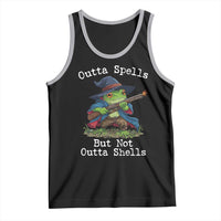 Wizard Frog Meme Tank Top Outta Spells But Not Outta Shells - Wonder Print Shop
