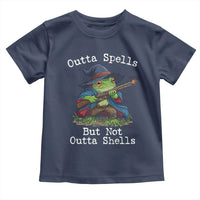 Wizard Frog Meme Toddler T Shirt Outta Spells But Not Outta Shells - Wonder Print Shop
