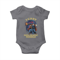 I Cast Non-Magic Missile Funny Wizard Parody Meme Baby Onesie - Wonder Print Shop