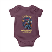 I Cast Non-Magic Missile Funny Wizard Parody Meme Baby Onesie - Wonder Print Shop