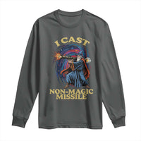 I Cast Non-Magic Missile Funny Wizard Parody Meme Long Sleeve Shirt - Wonder Print Shop