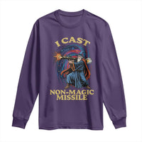 I Cast Non-Magic Missile Funny Wizard Parody Meme Long Sleeve Shirt - Wonder Print Shop