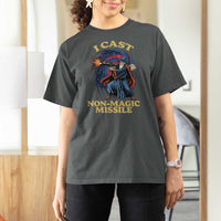 I Cast Non-Magic Missile Funny Wizard Parody Meme T Shirt For Women - Wonder Print Shop