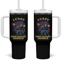 I Cast Non-Magic Missile Funny Wizard Parody Meme Tumbler With Handle - Wonder Print Shop