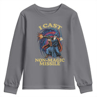 I Cast Non-Magic Missile Funny Wizard Parody Meme Youth Sweatshirt - Wonder Print Shop