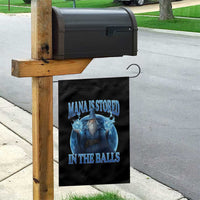 Funny Wizard Garden Flag Mana is Stored in The Balls Magician Sorcerer Witcher - Wonder Print Shop