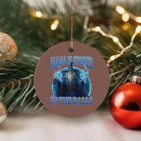 Funny Wizard Ceramic Ornament Mana is Stored in The Balls Magician Sorcerer Witcher - Wonder Print Shop