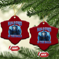 Funny Wizard Ceramic Ornament Mana is Stored in The Balls Magician Sorcerer Witcher - Wonder Print Shop