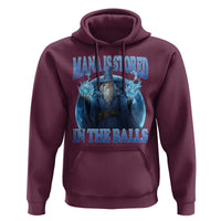 Funny Wizard Hoodie Mana is Stored in The Balls Magician Sorcerer Witcher - Wonder Print Shop