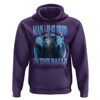 Funny Wizard Hoodie Mana is Stored in The Balls Magician Sorcerer Witcher - Wonder Print Shop
