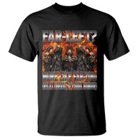 Funny Hard Skeleton Meme Bootleg T Shirt Far Left? More Like Farting - Wonder Print Shop