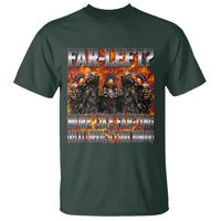Funny Hard Skeleton Meme Bootleg T Shirt Far Left? More Like Farting - Wonder Print Shop