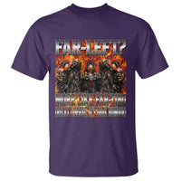 Funny Hard Skeleton Meme Bootleg T Shirt Far Left? More Like Farting - Wonder Print Shop