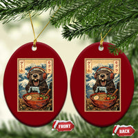 Cute Kawaii Gamer Groundhog Ceramic Ornament Funny Japanese Ramen Anime Otaku Fan Gift - Wonder Print Shop