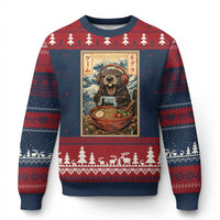 Cute Kawaii Gamer Groundhog Ugly Christmas Sweater Funny Japanese Ramen Anime Otaku Fan Gift - Wonder Print Shop