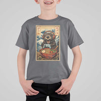 Cute Kawaii Gamer Groundhog T Shirt For Kid Funny Japanese Ramen Anime Otaku Fan Gift - Wonder Print Shop