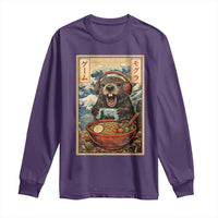 Cute Kawaii Gamer Groundhog Long Sleeve Shirt Funny Japanese Ramen Anime Otaku Fan Gift - Wonder Print Shop