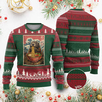 Japanese Groundhog Ramen Noodles Ugly Christmas Sweater Funny Kawaii Anime - Wonder Print Shop