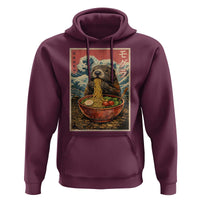 Japanese Groundhog Ramen Noodles Hoodie Funny Kawaii Anime - Wonder Print Shop