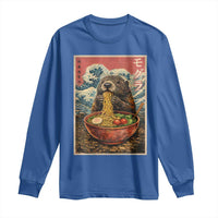 Japanese Groundhog Ramen Noodles Long Sleeve Shirt Funny Kawaii Anime - Wonder Print Shop