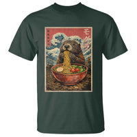 Japanese Groundhog Ramen Noodles T Shirt Funny Kawaii Anime - Wonder Print Shop